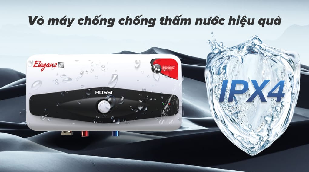 Vỏ chống thấm nước IPX4 bảo vệ các linh kiện bên trong, nâng cao tuổi thọ máy