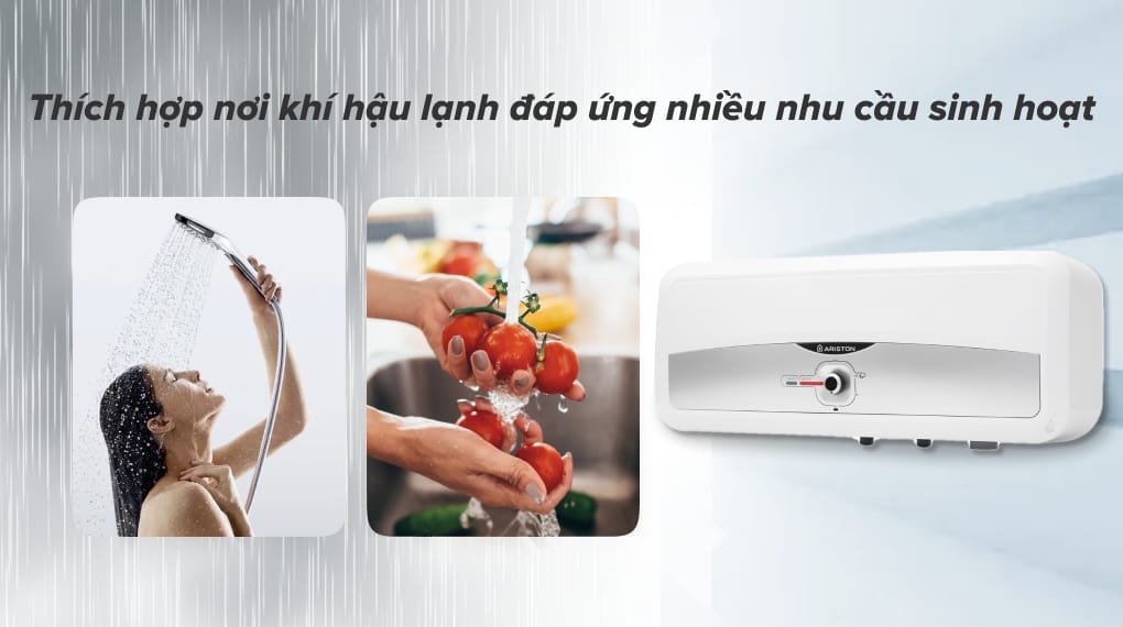 Máy nước nóng gián tiếp Ariston 20 lít 2500W SL2 20 RS 2.5 FE - Mang đến nhiều công dụng