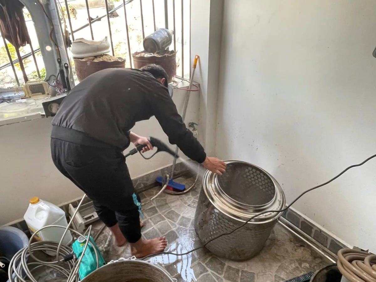 vệ sinh máy giặt tại hạ long
