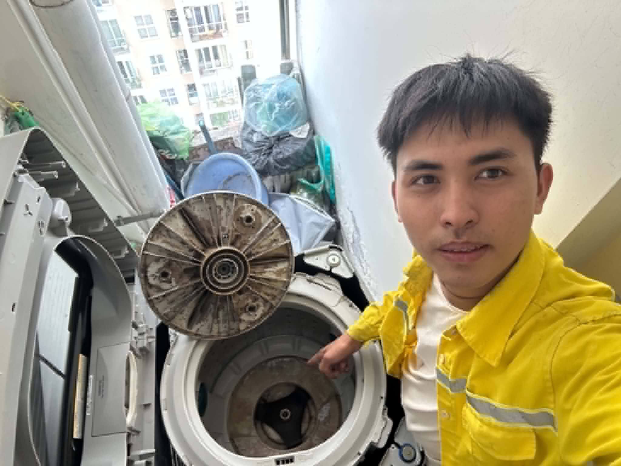 thợ sửa máy giặt tại hạ long